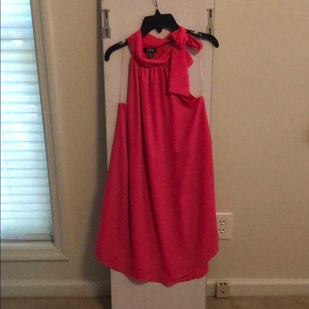pink dress size s